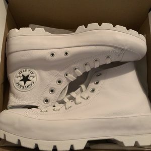 Brand new all white converse